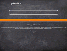 Tablet Screenshot of go4musik.de